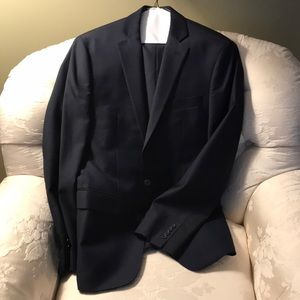 Ryan Seacrest Men’s Suit, Navy, 36R jacket, 30W 30L pants